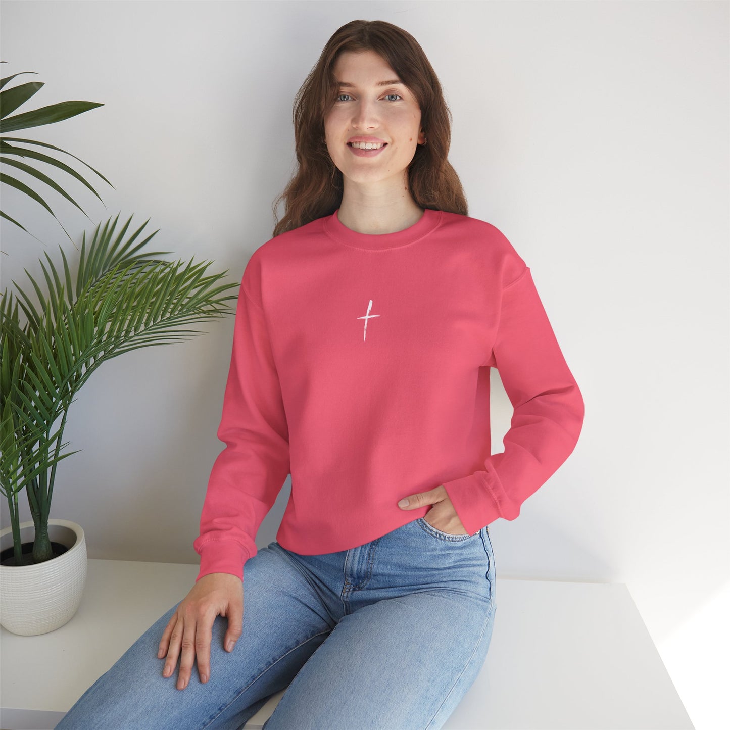 Rest In Jesus Heavy Blend™ Crewneck Sweatshirt