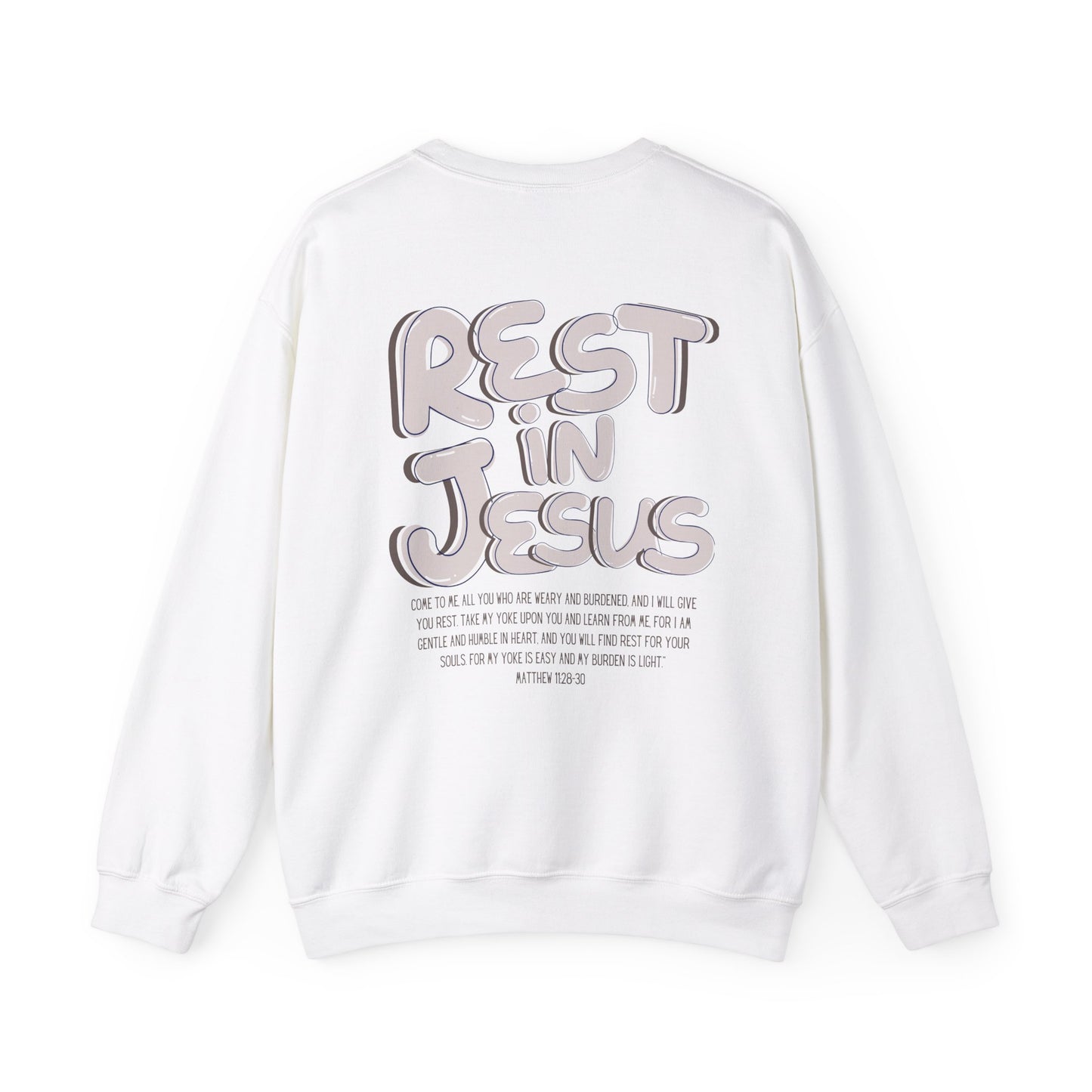 Rest In Jesus Heavy Blend™ Crewneck Sweatshirt