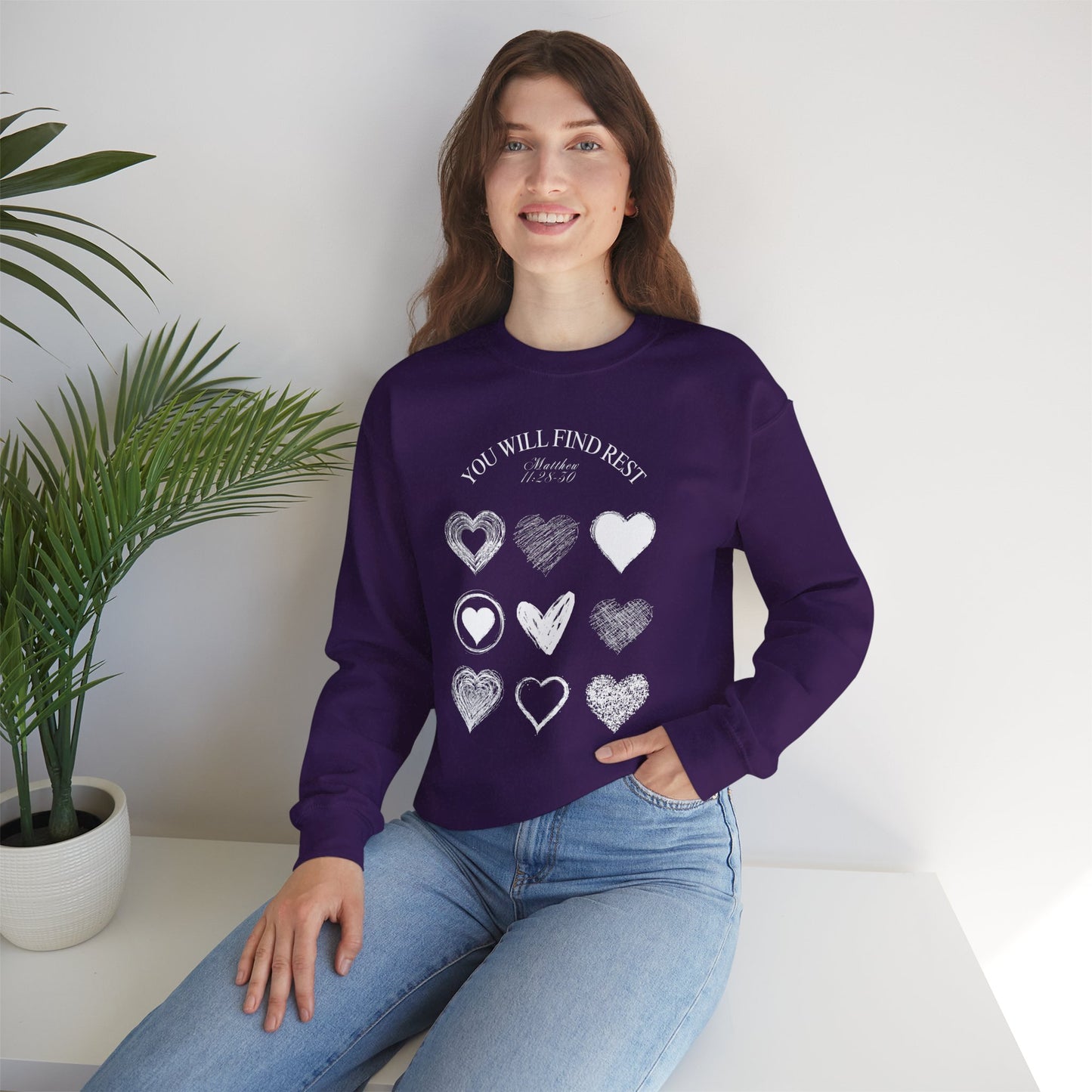 Heart Heavy Blend™ Crewneck Sweatshirt